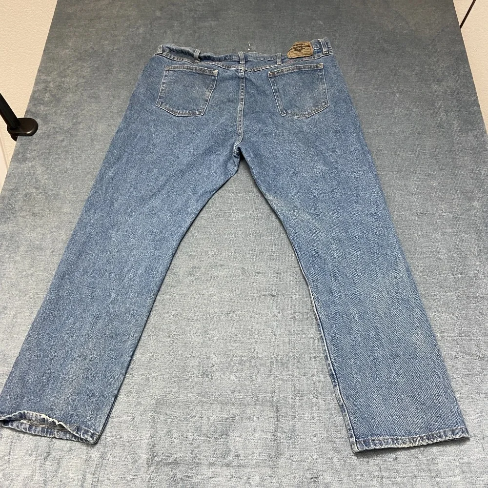 Wrangler Five Star Jeans Men 40x30 Blue Denim Cotton Stretch Outdoor Regular Fit